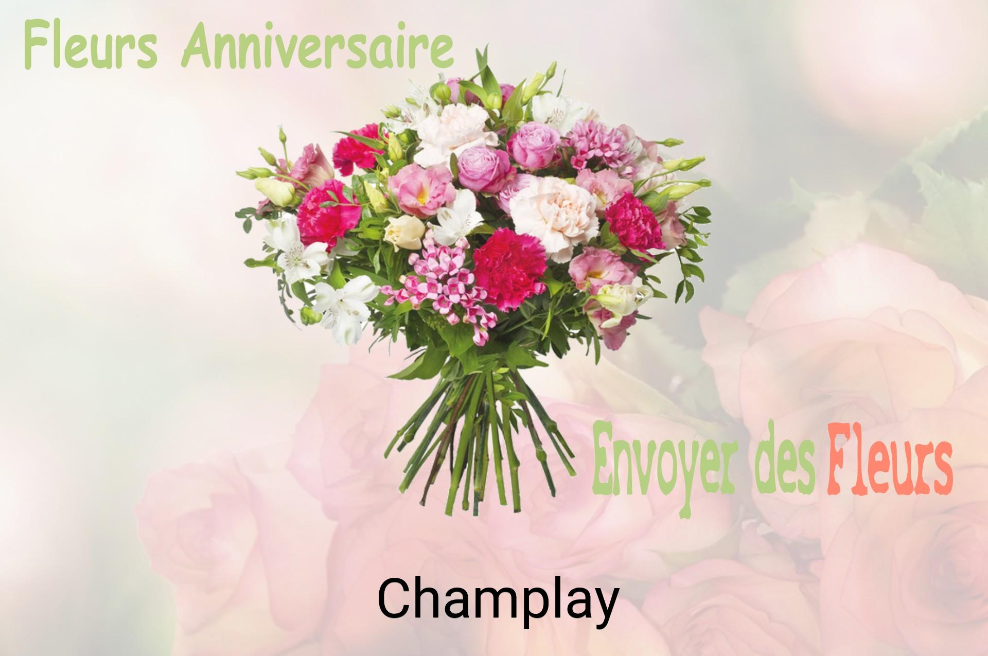 Bouquet de fleurs d’anniversaire livré à Champlay