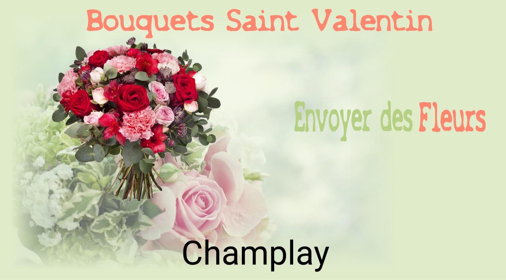 Roses de Saint-Valentin livrées à Champlay